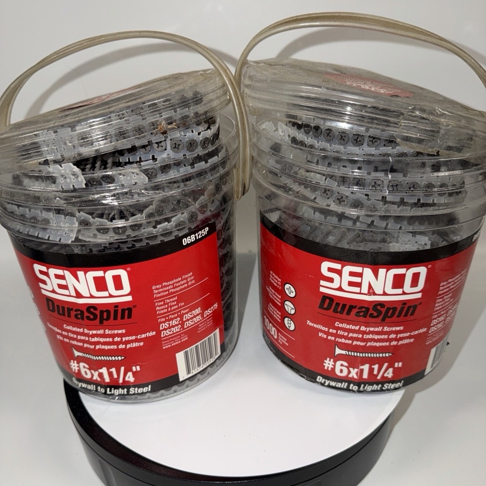 Senco Drywall Screw, #6 x 1-1/4 in, Phil